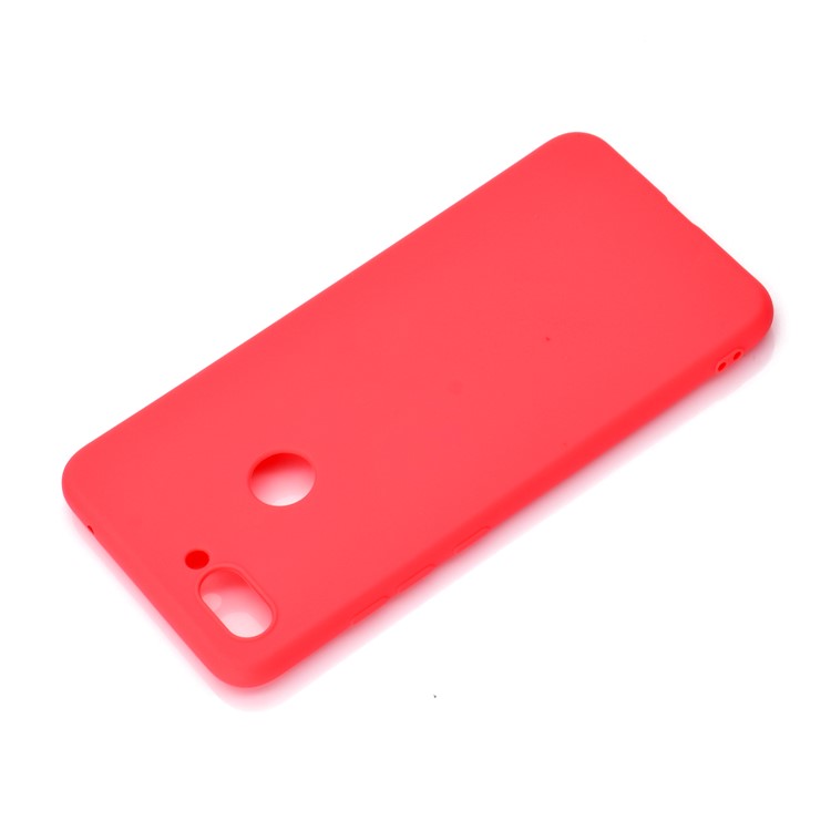 Soft Frosted TPU Shell Case for Xiaomi Mi 8 Lite / Mi 8 Youth (Mi 8X) - Red-4