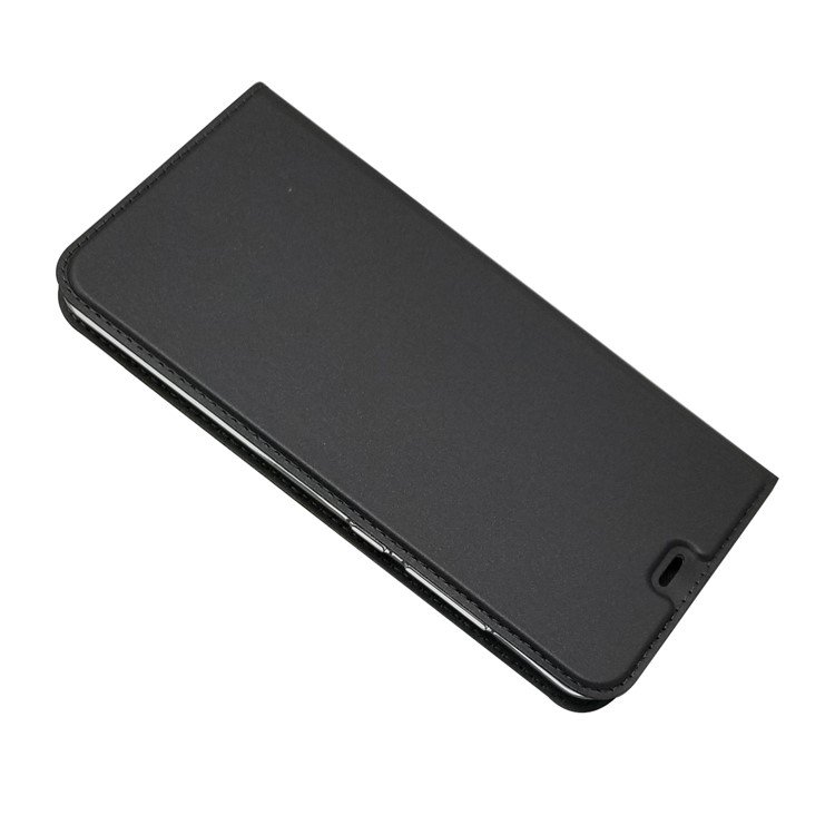 Auto-absorbed Leather Stand Card Holder Cellphone Cover Case for Xiaomi Mi 8 Lite / Mi 8 Youth (Mi 8X) - Black-3