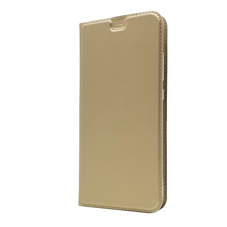 Auto-absorbed Leather Stand Card Holder Cellphone Case for Xiaomi Mi 8 Lite / Mi 8 Youth (Mi 8X) - Gold-8