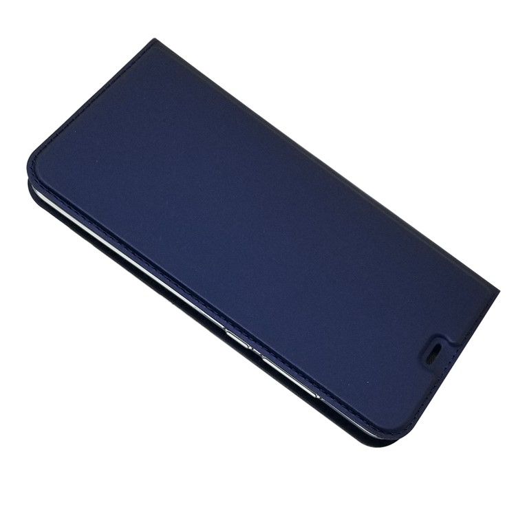 Auto-absorbed Leather Stand Card Holder Mobile Case for Xiaomi Mi 8 Lite / Mi 8 Youth (Mi 8X) - Dark Blue-3