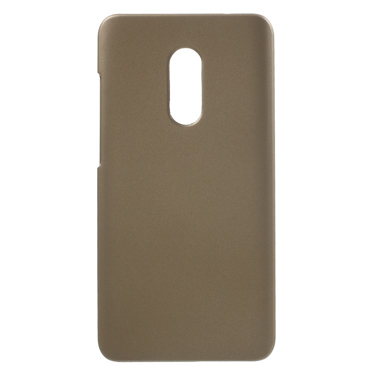 Rubber Coating Protective PC Cover for Xiaomi Redmi Note 4 - Champagne-1