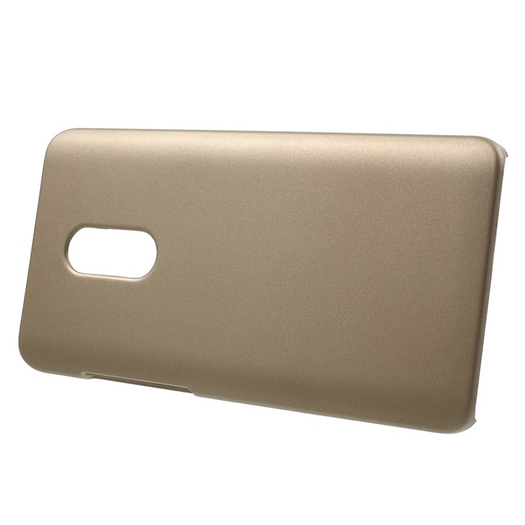 Rubber Coating Protective PC Cover for Xiaomi Redmi Note 4 - Champagne-2