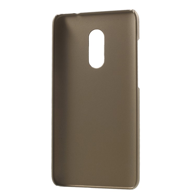 Rubber Coating Protective PC Cover for Xiaomi Redmi Note 4 - Champagne-3