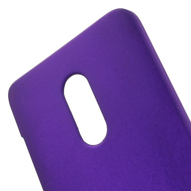 Rubberized Anti-fingerprint PC Case for Xiaomi Redmi Note 4 - Purple-5