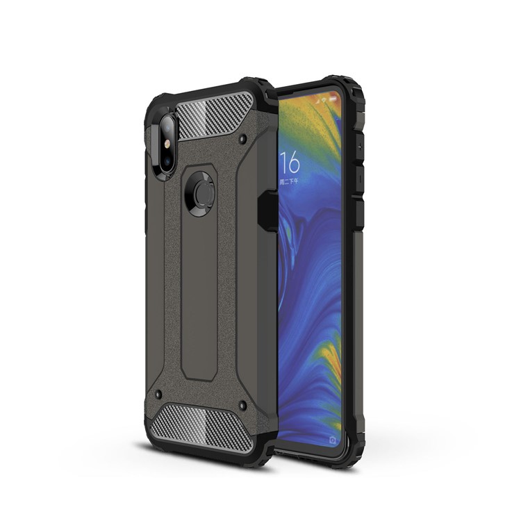 Heavy Duty Rugged PC + TPU Hybrid Back Mobile Accessory Cover for Xiaomi Mi Mix 3 - Bronze-1