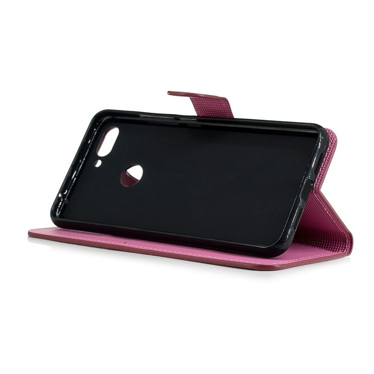 Musterdruck Lederkartensteckplätze Stehen Folio-Gehäuse Für Xiaomi Mi 8 Lite / Mi 8 Jugendliche (mi 8X) - Dreieck-4