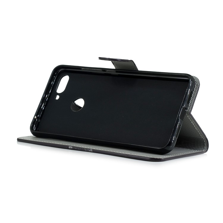 Musterdruck Lederkartensteckplätze Ständer Folio-Cover Für Xiaomi Mi 8 Lite / Mi 8 Jugendliche (mi 8X) - Lila Schmetterling-4