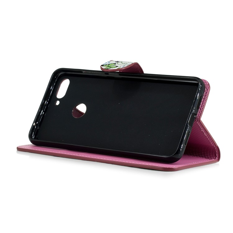 Pattern Printing Leather Card Slots Stand Folio Mobile Shell for Xiaomi Mi 8 Lite / Mi 8 Youth (Mi 8X) - Butterfly-4