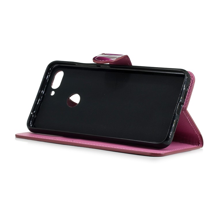 Pattern Printing Leather Card Slots Stand Folio Cell Phone Case for Xiaomi Mi 8 Lite / Mi 8 Youth (Mi 8X) - Purple Flower-4