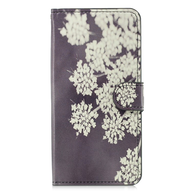 Pattern Printing Leather Stand Folio Card Slots Case for Xiaomi Mi 8 Lite / Mi 8 Youth (Mi 8X) - Blooming Flower-1