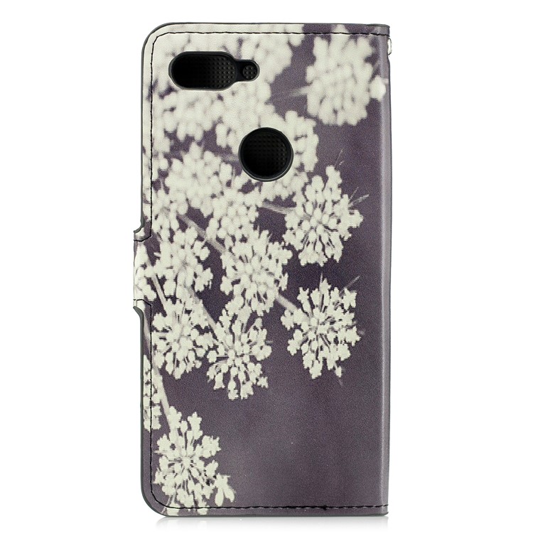Pattern Printing Leather Stand Folio Card Slots Case for Xiaomi Mi 8 Lite / Mi 8 Youth (Mi 8X) - Blooming Flower-2