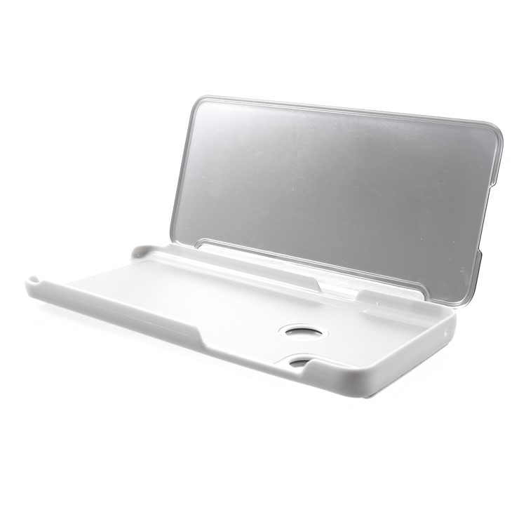 View Window Plated Mirror Surface Leather Stand Shell for Xiaomi Mi Mix 3 / Mix 3 5G - Silver-6