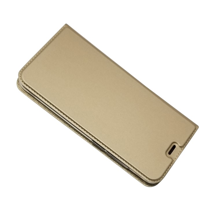 Custodia In Pelle Autoassorbita Con Custodia In Pelle Per Xiaomi Redmi Note 6 Pro - Oro-7