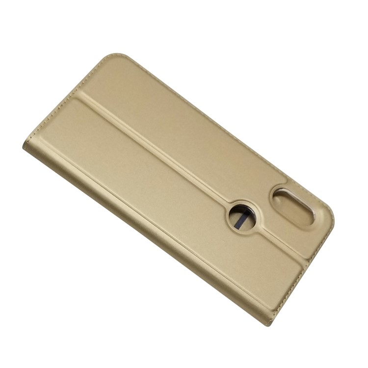 Custodia In Pelle Autoassorbita Con Custodia In Pelle Per Xiaomi Redmi Note 6 Pro - Oro-8