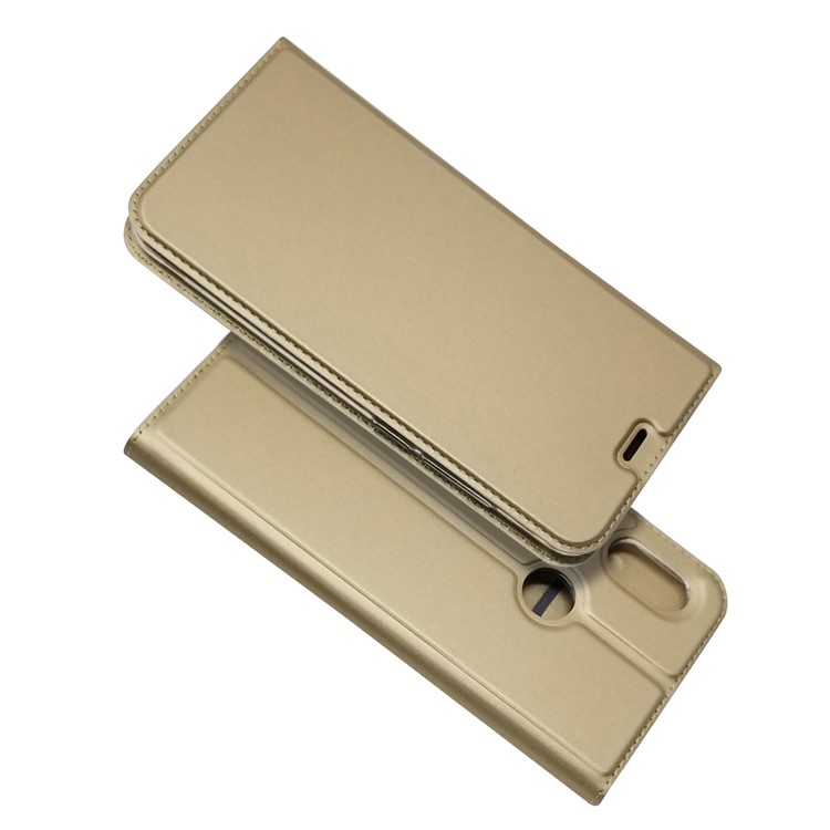 Custodia In Pelle Autoassorbita Con Custodia In Pelle Per Xiaomi Redmi Note 6 Pro - Oro-9
