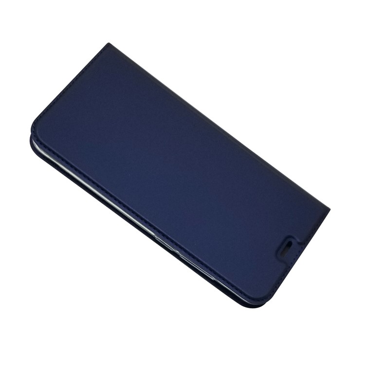 Étui En Cuir Avec Pochette Auto-absorbante Pour Xiaomi Redmi Note 6 Pro - Bleu Foncé-7