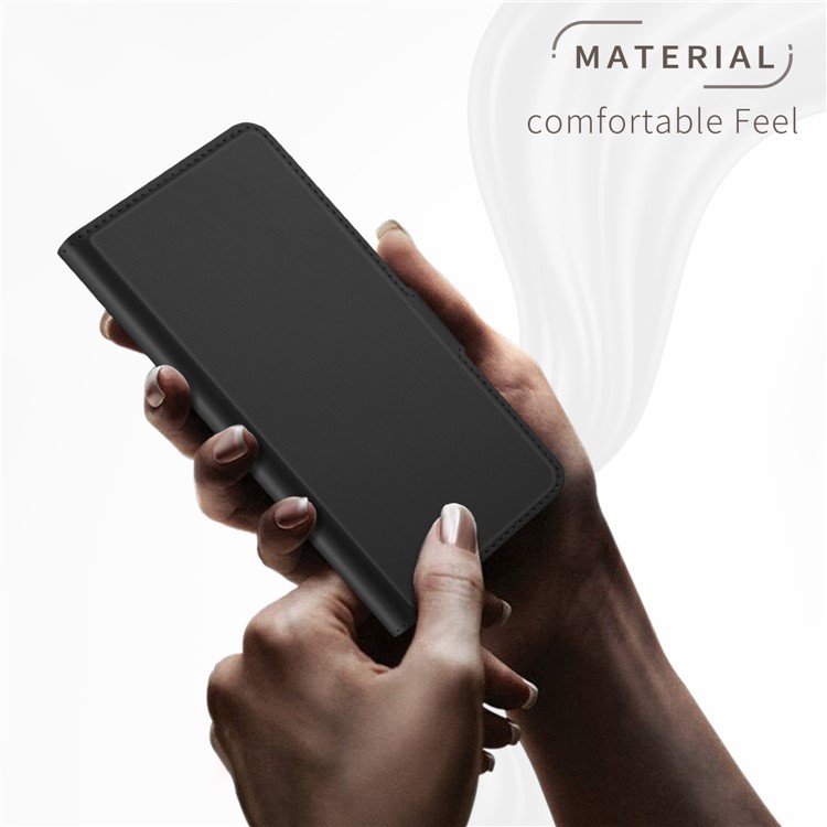 Magnetic Adsorption Leather Flip Stand Case with Card Holder for Xiaomi Mi 8 Lite / Mi 8 Youth (Mi 8X) - Black-2