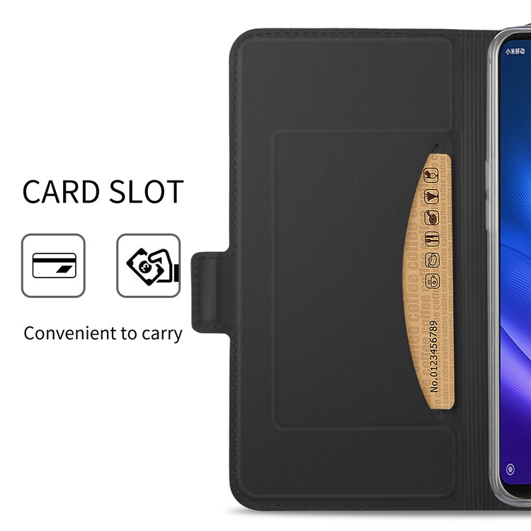Magnetic Adsorption Leather Flip Stand Case with Card Holder for Xiaomi Mi 8 Lite / Mi 8 Youth (Mi 8X) - Black-6