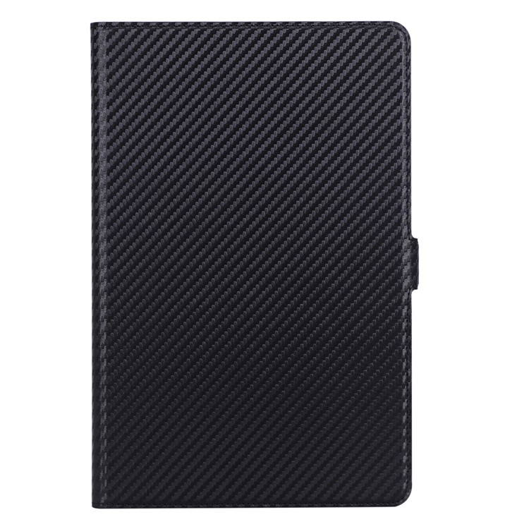 WY-1595A Carbon Fiber Texture PU Leather Stand Case for Xiaomi Mi Pad 4 Plus - Black-5