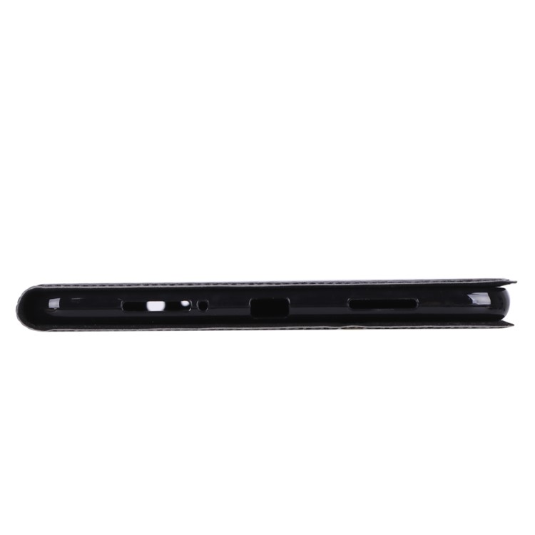 WY-1595A Carbon Fiber Texture PU Leather Stand Case for Xiaomi Mi Pad 4 Plus - Black-15