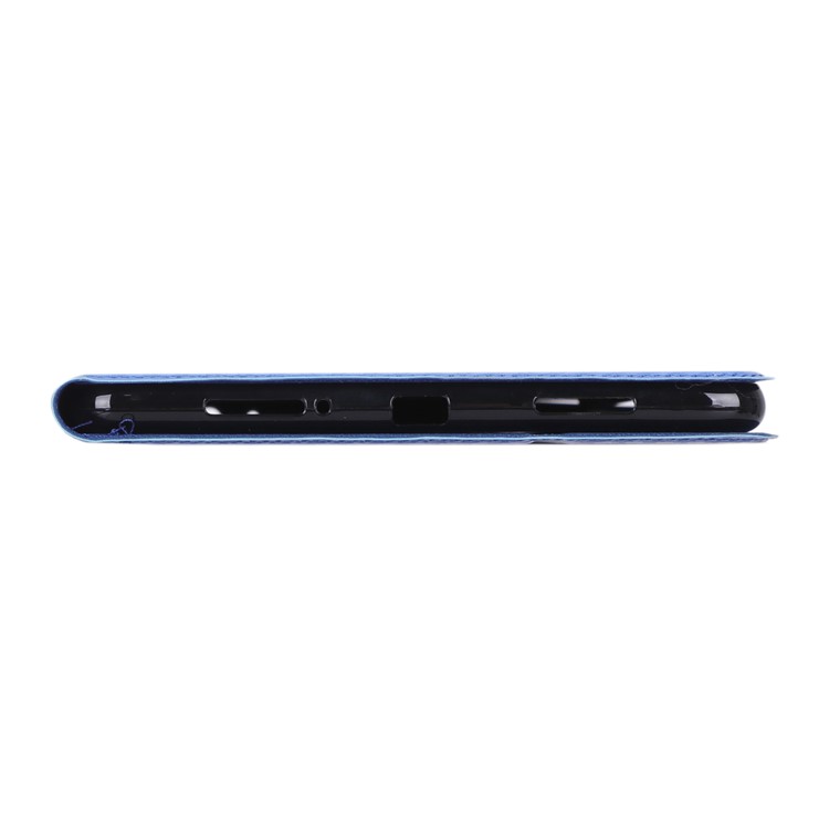 WY-1595A Carbon Fiber Texture PU Leather Tablet Casing for Xiaomi Mi Pad 4 Plus - Blue-9