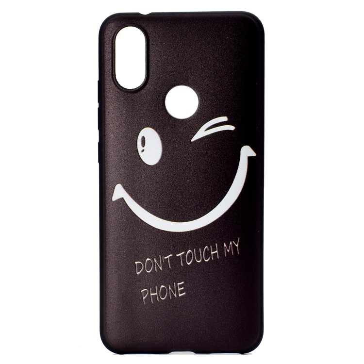 Pattern Printing Soft TPU Mobile Case for Xiaomi Mi A2 Lite / Redmi 6 Pro - Smiling Face-2
