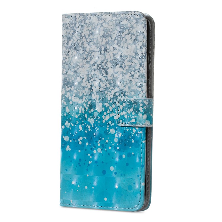 Light Spot Decor Patterned Embossed PU Leather Wallet Case for Xiaomi Redmi Note 6 Pro - Dot-3