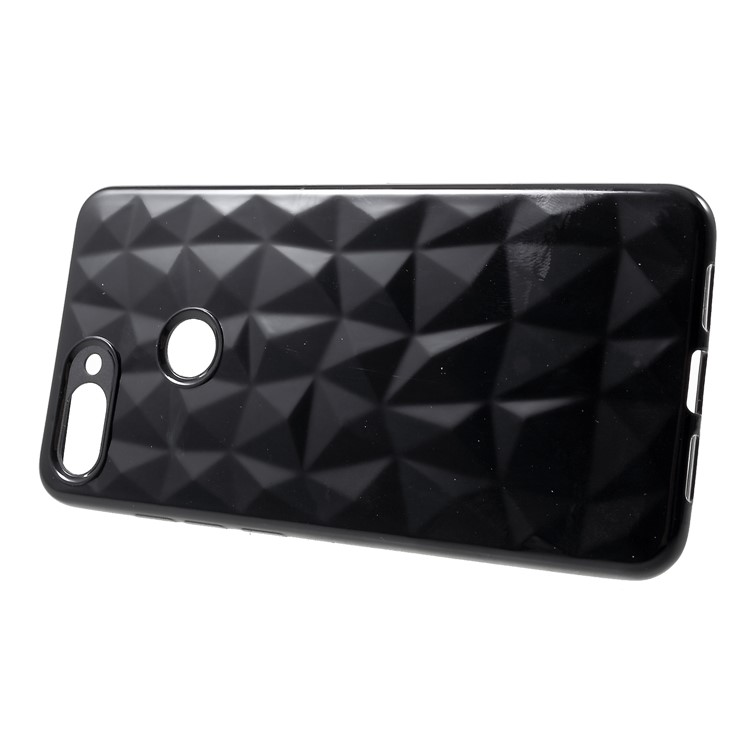 3D Diamond Texture TPU Shell for Xiaomi Mi 8 Lite / Mi 8 Youth (Mi 8X) - Black-2