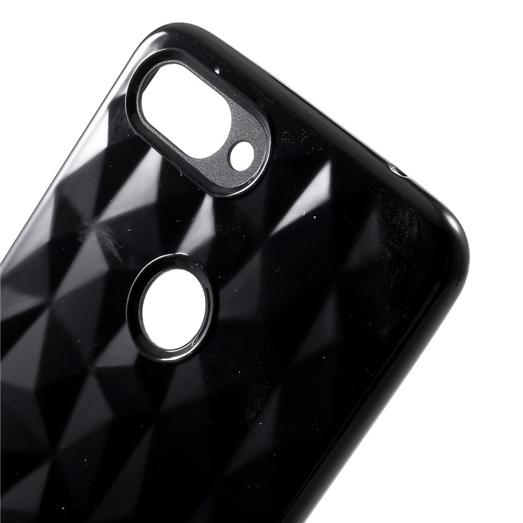 3D Diamond Texture TPU Shell for Xiaomi Mi 8 Lite / Mi 8 Youth (Mi 8X) - Black-4