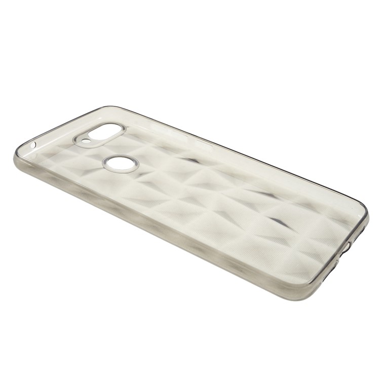 3D Diamond Texture TPU Casing for Xiaomi Mi 8 Lite / Mi 8 Youth (Mi 8X) - Grey-3