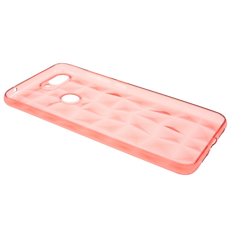 3D Diamond Texture TPU Back Case for Xiaomi Mi 8 Lite / Mi 8 Youth (Mi 8X) - Rose-3