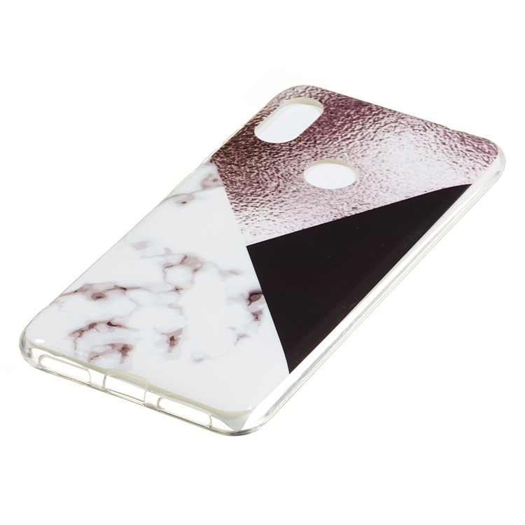 Marble Pattern IMD TPU Case for Xiaomi Redmi Note 6 Pro - Style B-3