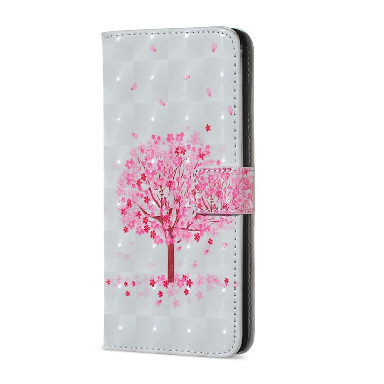 Embossing Pattern PU Leather Protective Cover for Xiaomi Redmi Note 5 Pro (Dual Camera) / Redmi Note 5 (China) - Flowered Tree-3