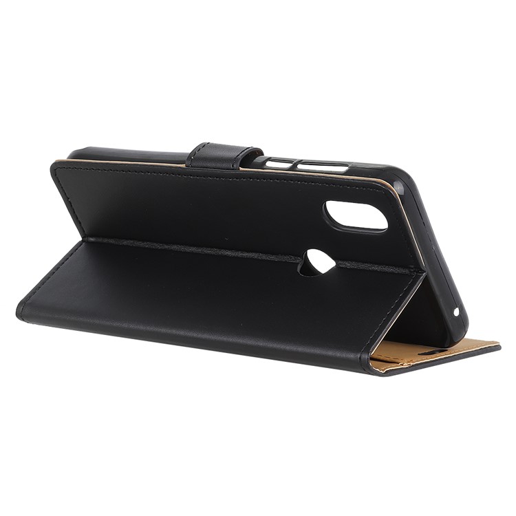 Wallet Stand Flip Magnetic PU Leather Phone Cover for Xiaomi Mi Mix 3 - Black-3