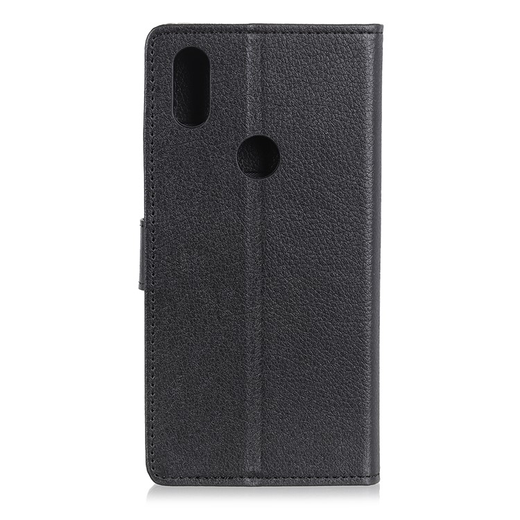 For Xiaomi Mi Mix 3 Litchi Skin PU Leather Wallet Case - Black-4