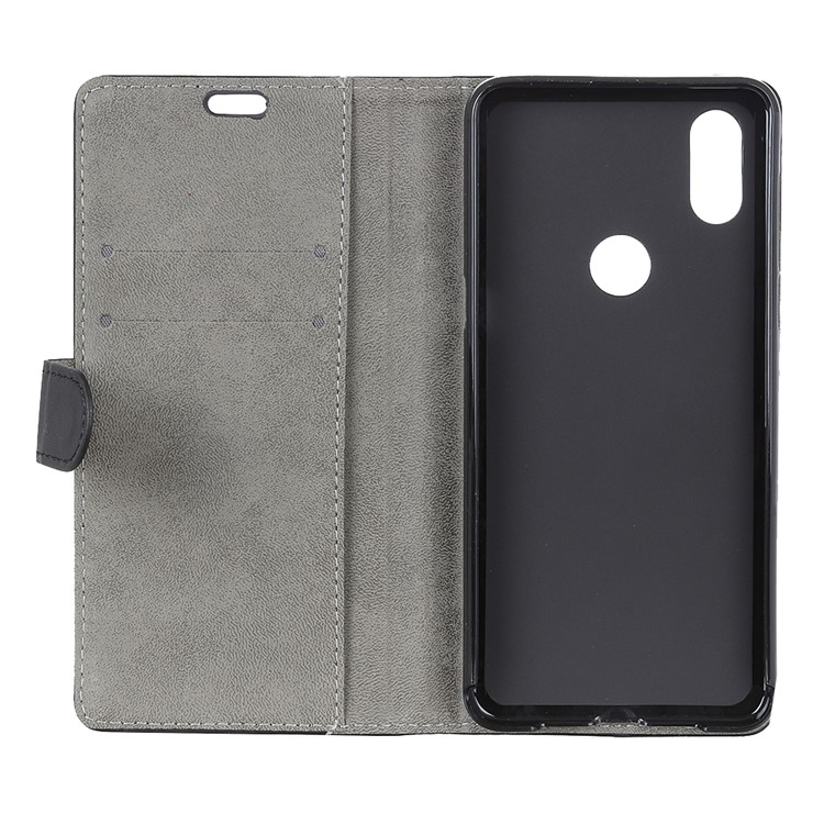 Wallet Leather Stand Casing for Xiaomi Mi Mix 3 - Black-4