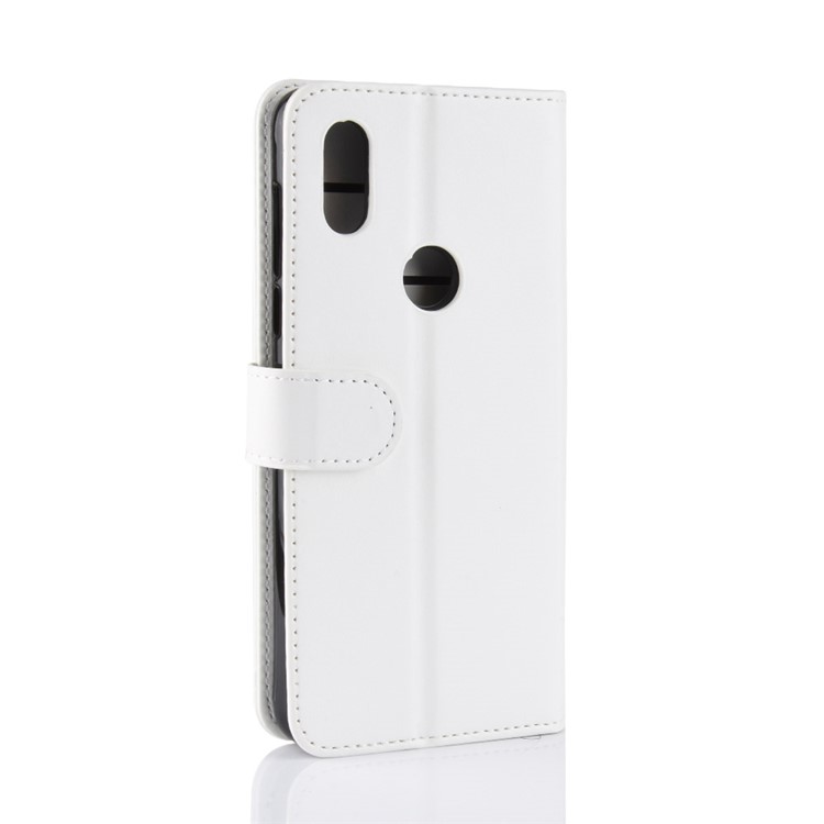 Crazy Horse Wallet Leather Stand Cover for Xiaomi Mi Mix 3 - White-7