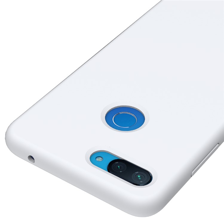Liquid Silicone Accessory Shell for Xiaomi Mi 8 Lite / Xiaomi Mi 8 Youth (Mi 8X) - White-3
