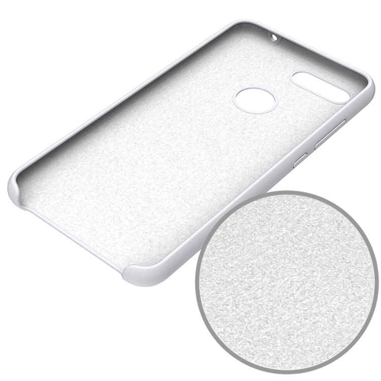 Liquid Silicone Accessory Shell for Xiaomi Mi 8 Lite / Xiaomi Mi 8 Youth (Mi 8X) - White-4