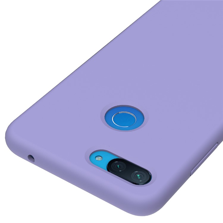 Flüssiges Silikon-Handyoberteil Für Xiaomi Mi 8 Lite / Xiaomi Mi 8 Jugendliche (mi 8X) - Lila-3