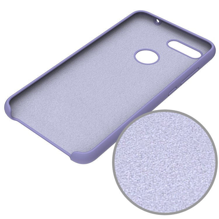 Flüssiges Silikon-Handyoberteil Für Xiaomi Mi 8 Lite / Xiaomi Mi 8 Jugendliche (mi 8X) - Lila-4