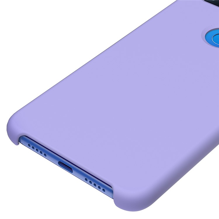 Flüssiges Silikon-Handyoberteil Für Xiaomi Mi 8 Lite / Xiaomi Mi 8 Jugendliche (mi 8X) - Lila-5