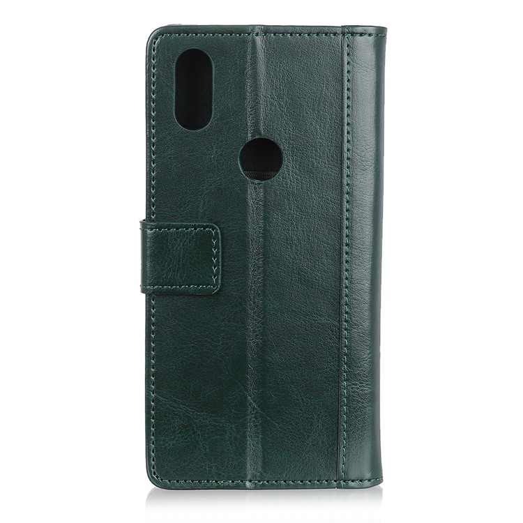 For Xiaomi Mi Mix 3 Crazy Horse Rivet Decor Leather Mobile Phone Shell - Green-3