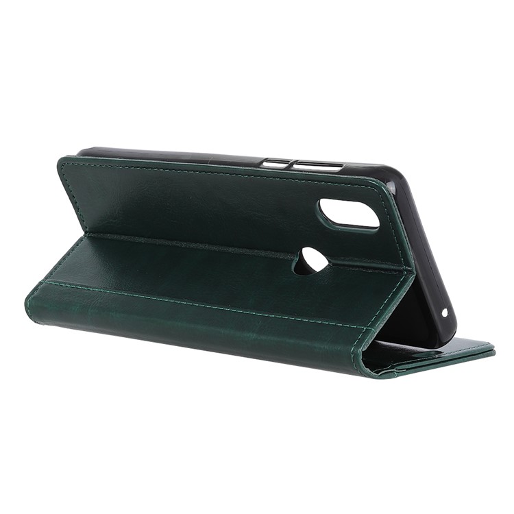 For Xiaomi Mi Mix 3 Crazy Horse Rivet Decor Leather Mobile Phone Shell - Green-5