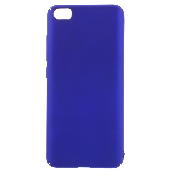 For Xiaomi Mi 5 Wrapped Edges Rubber Coating Hard Back Cover - Blue-1