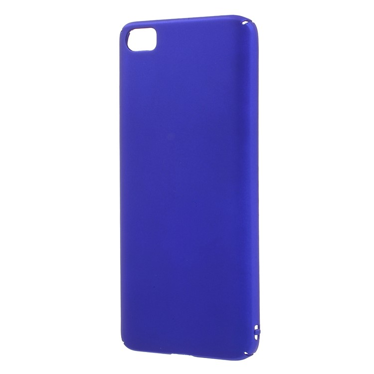 For Xiaomi Mi 5 Wrapped Edges Rubber Coating Hard Back Cover - Blue-2