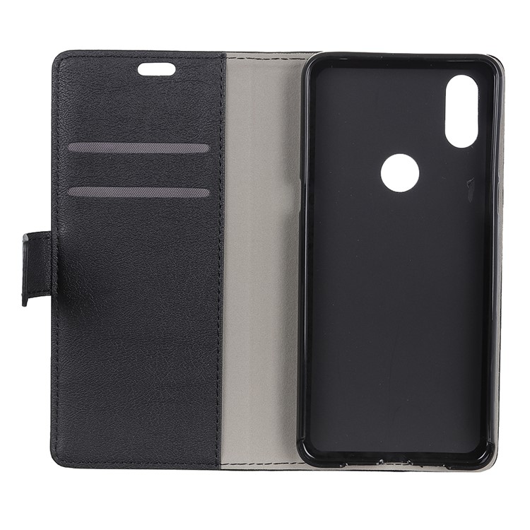 Wallet Stand PU Leather Mobile Case for Xiaomi Mi Mix 3 / Mix 3 5G - Black-5