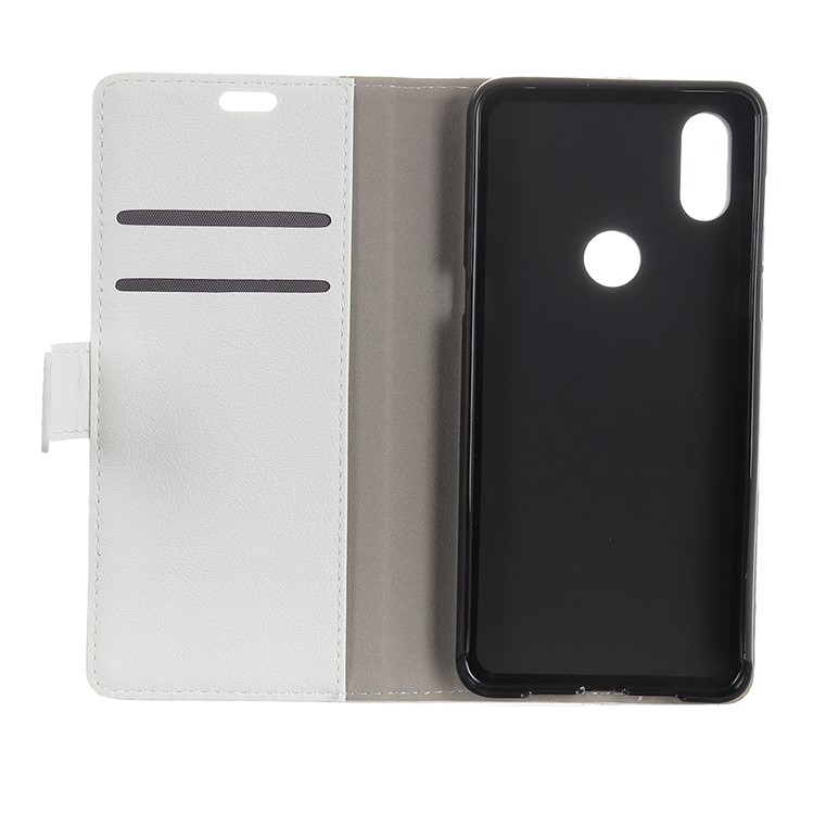 Wallet Stand PU Leather Mobile Cover for Xiaomi Mi Mix 3 - White-5