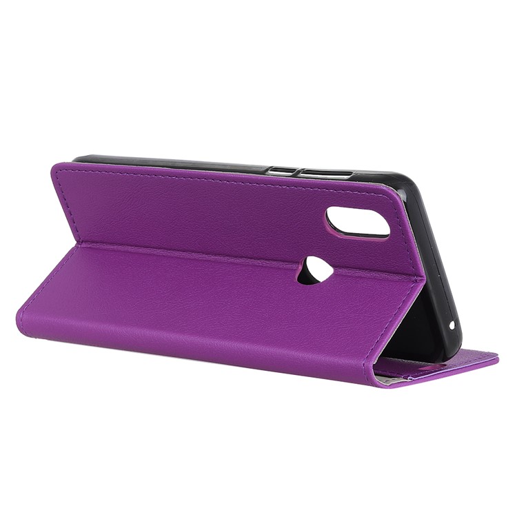 Wallet Stand PU Leather Protective Phone Cover for Xiaomi Mi Mix 3 - Purple-6