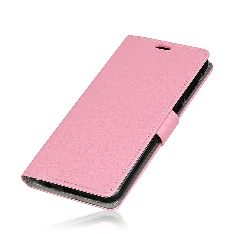 Flip PU Leather Wallet Stand Magnetic Cover Case for Xiaomi Mi Mix 3 / Mix 3 5G - Pink-2